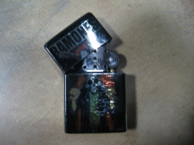 Ramones doplňovací benzínový zapalovač s vypalovaným obrázkom (balené v darčekovej krabičke)